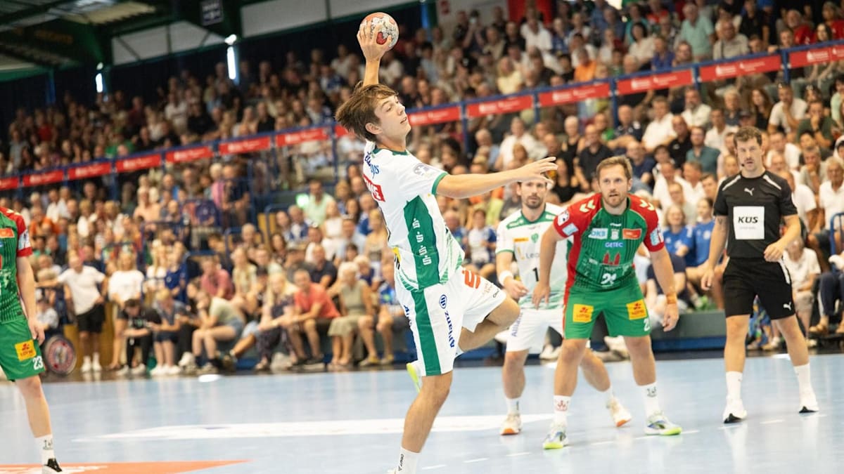 SC DHfK LLeipzig mit Platz 2 in Aue: 