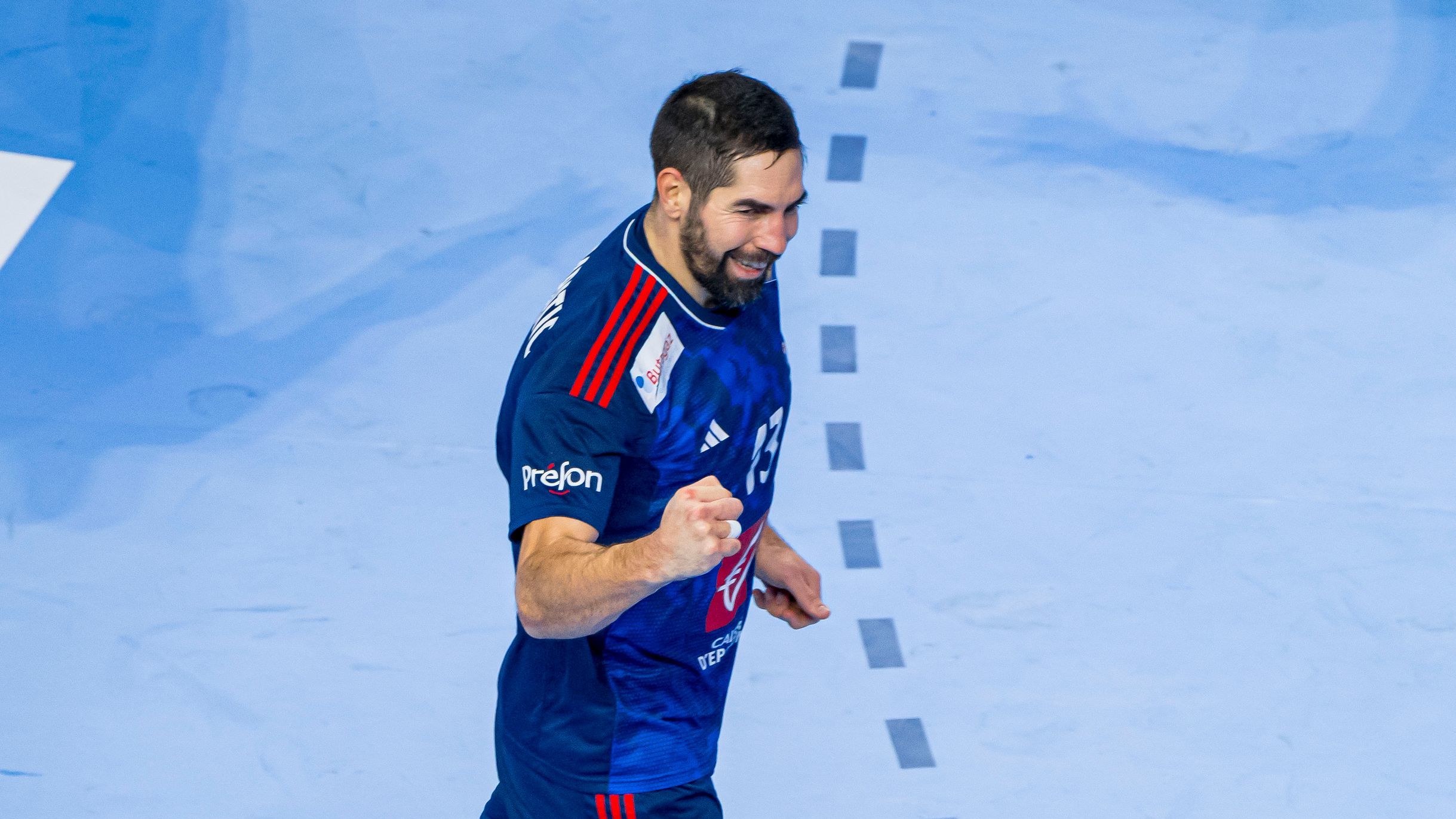 Vor der ganzen Familie Nikola Karabatic und sein Rekordtor