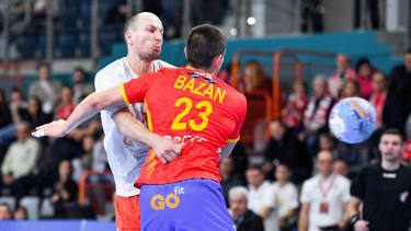 27.12.2019 TARNOW UL. TRAUGUTTA ( POLAND ) PILKA RECZNA ( HANDBALL ) MIEDZYPANSTWOWY TURNIEJ PILKI RECZNEJ ( INTERNATIONAL HANDBALL TOURNAMENT ) - 4NATIONS CUP MECZ POLSKA - HISZPANIA B ( GAME POLAND - SPAIN B ) NZ ANTONI LANGOWSKI ANTONIO LEGASA BAZAN FOTO MICHAL STANCZYK CYFRASPORT NEWSPIX.PL --- Newspix.pl PUBLICATIONxNOTxINxPOL 20191227CSMS0008