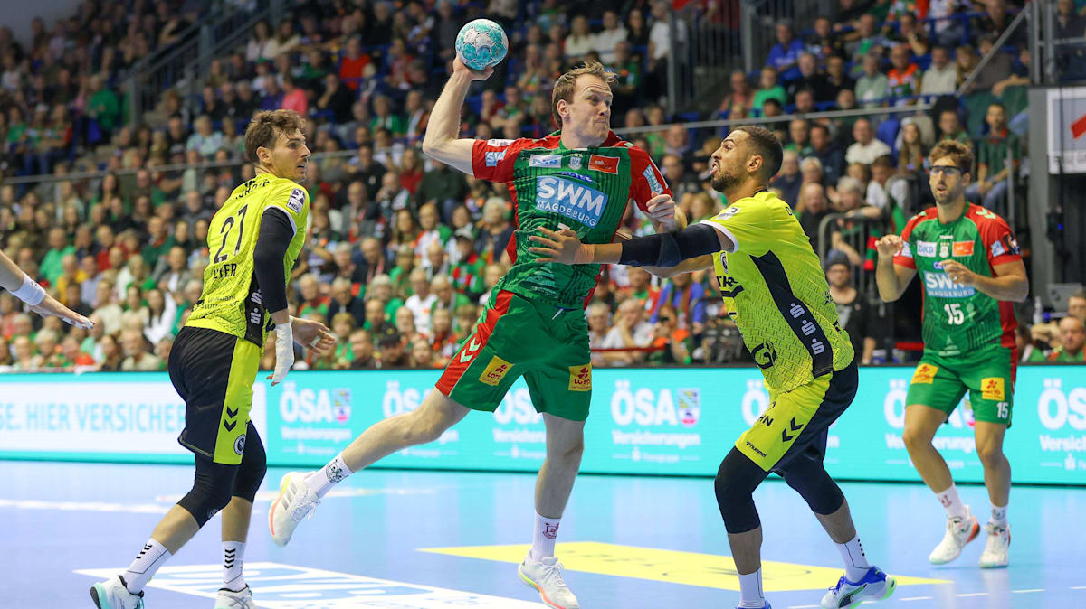 Stuttgart upsets the reigning champions: SC Magdeburg ekes out a home win ...