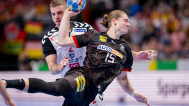 Juri Knorr, Deutschland, Handball-EM gegen Nordmazedonien