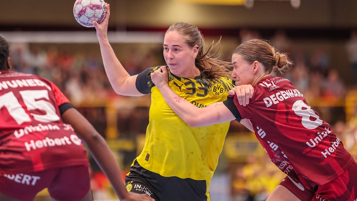 Halbfinale Handball Frauen: Borussia Dortmund nutzt Matchball in Bensheim