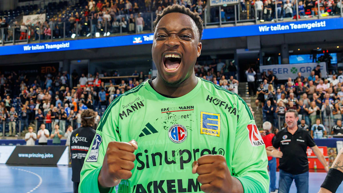 Große Ziele: Handball-Torhüter Pierre schielt mit Erlangen nach Europa