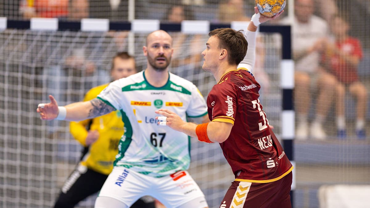 Photo: handball-world.news Essen Stuns Leipzig 36-33 in DHB Cup After Double Overtime