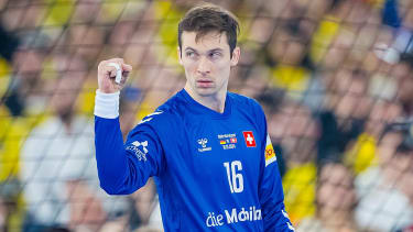 Nikola Portner, Handball-EM, Schweiz - Deutschland