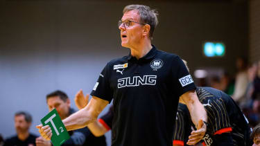 Grossbottwar, Deutschland: Handball Laenderspiel U20 - Deutschland - Schweiz Trainer Martin Heuberger (Deutschland) Grossbottwar Wunnensteinhalle Deutschland