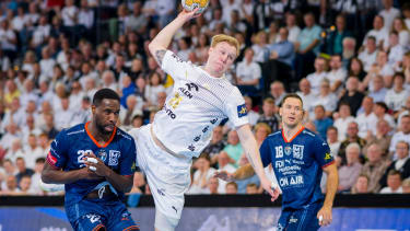 Eric Johansson, THW Kiel, Handball Champions League gegen Montpellier