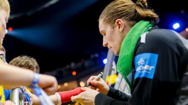 Juri Knorr, Handball, Autogramme
