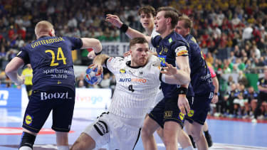Johannes Golla, Deutschland - Schweden, Handball