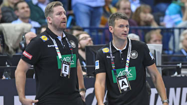 Teammanager Oliver Roggisch (l.) und Christian Prokop