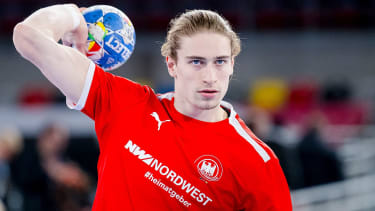 Juri Knorr, Deutschland, Handball, Training.