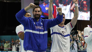 13 KARABATIC Nikola of France Handball Preliminary Round during the Olympic Games, Olympische Spiele, Olympia, OS Paris 2024 on 4 August 2024 at Arena Paris Sud in Paris, France - Photo Gregory Lenormand DPPI Media Panoramic OLYMPIC GAMES PARIS 2024 - 04 08 DPPI Panoramic PUBLICATIONxNOTxINxFRAxBEL 21024012_GRL_40071