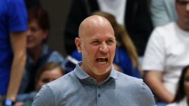 Trainer Denis Wucherer (FRA)

Basketball/ 2. Bundesliga ProA Playoff Finale: PSK Lions - Fraport Skyliners, 31.05.2024