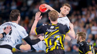 Mykola Bilyk, THW Kiel - TVB Stuttgart, Handball Bundesliga.