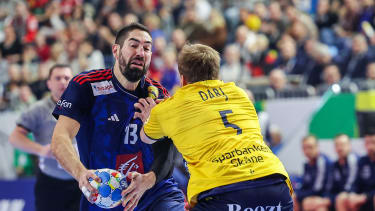 Frankreich gegen Schweden Handball-EM