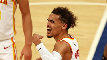 In der 2021er Playoff-Serie gegen die New York Knicks stachelte Trae Young das Publikum mehrmals provokant an.