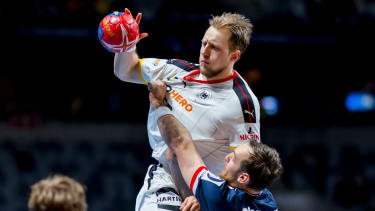 Luca Witzke bei der Handball-WM 2023