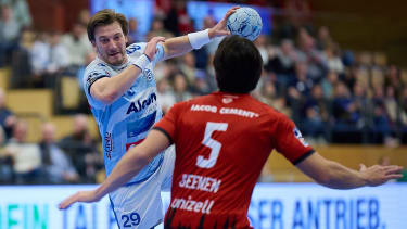 Sprungwurf von Maximilian Horner (TV Grosswallstadt, #29) gegen Kaj Geenen  (VfL Luebeck-Schwartau, #05)

GER, TV Grosswallstadt vs. VfL Luebeck-Schwartau, Handball, Maenner, 2. Bundesliga, 18. Spieltag, Spielzeit 2024/2025, 08.02.25.


Foto: Eibner-Pressefoto/Gerald Oelze-de Stoppany
