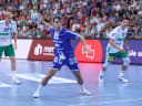 05.09.2024, xgox, Handball, Daikin HBL, TSV Hannover Burgdorf - VfL Gummersbach v.l. Milos Vujovic (Gummersbach, 6) wirft Tor