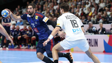 Deutschland gegen Frankreich, Nikola Karabatic gegen Julian Köster, Handball-EM 2024