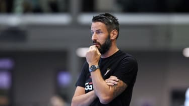 Bennet Wiegert (Trainer SC Magdeburg) nachdenklich , 

GER, MT Melsungen - SC Magdeburg, Handball, Testspiel, Probonio Handball Sommermaerchen, 25.08.2024, 

Foto: Eibner-Pressefoto - Roland Sippel