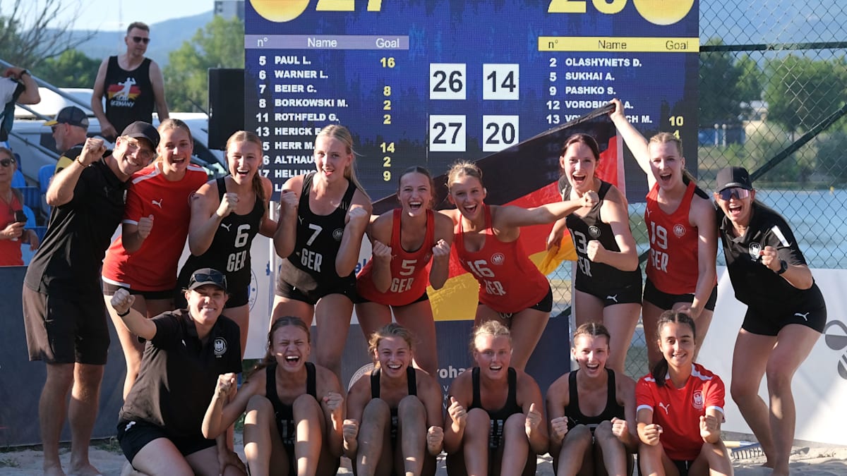 Beach handball: Germany aims for two medals at the Youth European ...