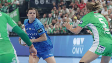Inger Smits von der SG BBM Bietigheim in Finale der EHF Champions League gegen Györi ETO KC