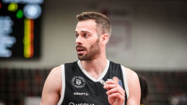 Jonas Wohlfarth-Bottermann (Veolia Towers Hamburg, #18) / GER, MHP Riesen Ludwigsburg vs. Veolia Towers Hamburg, Basketball, Bundesliga, easycredit BBL, Play-Ins, Spielzeit 2023/2024, 16.05.2024

Foto: Eibner/Sandy Dinkelacker