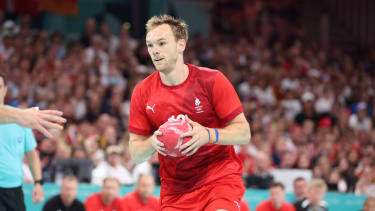 Mathias GIDSEL (Denmark) Mens Handball, Germany vd Denmark, Men s Final Gold Medal Match during the Olympic Games, Olympische Spiele, Olympia, OS Paris 2024 - photo Laurent Sanson DPPI Panoramic JO 2024 : HANDBALL MASCULIN - Allemagne vs Danemark - Finale - Jeux Olympiques 2024 - Paris2024 - Lille - 11 08 2024 DPPI Panoramic PUBLICATIONxNOTxINxFRAxBEL