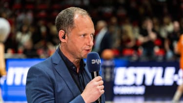 easyCredit Basketball Bundesliga, BBL, Saison 2023 2024, Herren, Playoffs, Viertefinale, Spiel 2, 19.05.2024, Niners Chemnitz - Rasta Vechta, Steffen Herhold, Geschäftsführer Niners Chemnitz im Interview Copyright. Alexander Trienitz *** easyCredit Basketball Bundesliga, BBL, Season 2023 2024, Men, Playoffs, Fourth Final, Game 2, 19 05 2024, Niners Chemnitz Rasta Vechta, Steffen Herhold, Managing Director Niners Chemnitz in an interview Copyright Alexander Trienitz