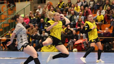 05.02.2025, Handball, Frauen, Handball Bundesliga Frauen, Saison 2024 2025, Borussia Dortmund vs. BSV Sachsen Zwickau in der Sporthalle Wellinghofen in Dortmund (Deutschland) Maraike Kusian (Borussia Dortmund, 8) Dortmund Sporthalle Wellinghofen Deutschland *** 05 02 2025, Handball, Women, Handball Bundesliga Women, Season 2024 2025, Borussia Dortmund vs BSV Sachsen Zwickau at Sporthalle Wellinghofen in Dortmund Germany Maraike Kusian Borussia Dortmund, 8 Dortmund Sporthalle Wellinghofen Germany