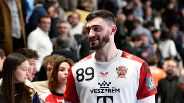 FABREGAS Ludovic (Telekom Veszprem HC) Montpellier HB vs. Telekom Veszprem HC during the groupe phase of the Machineseeker EHF Champions League at the FDI Stadium, on Febuary 29th, 2024. HANDBALL : MHB vs. Telekom Veszprem HC - EHF Champions League - 29 02 2024 ValentinaClaret Panoramic PUBLICATIONxNOTxINxFRAxBEL